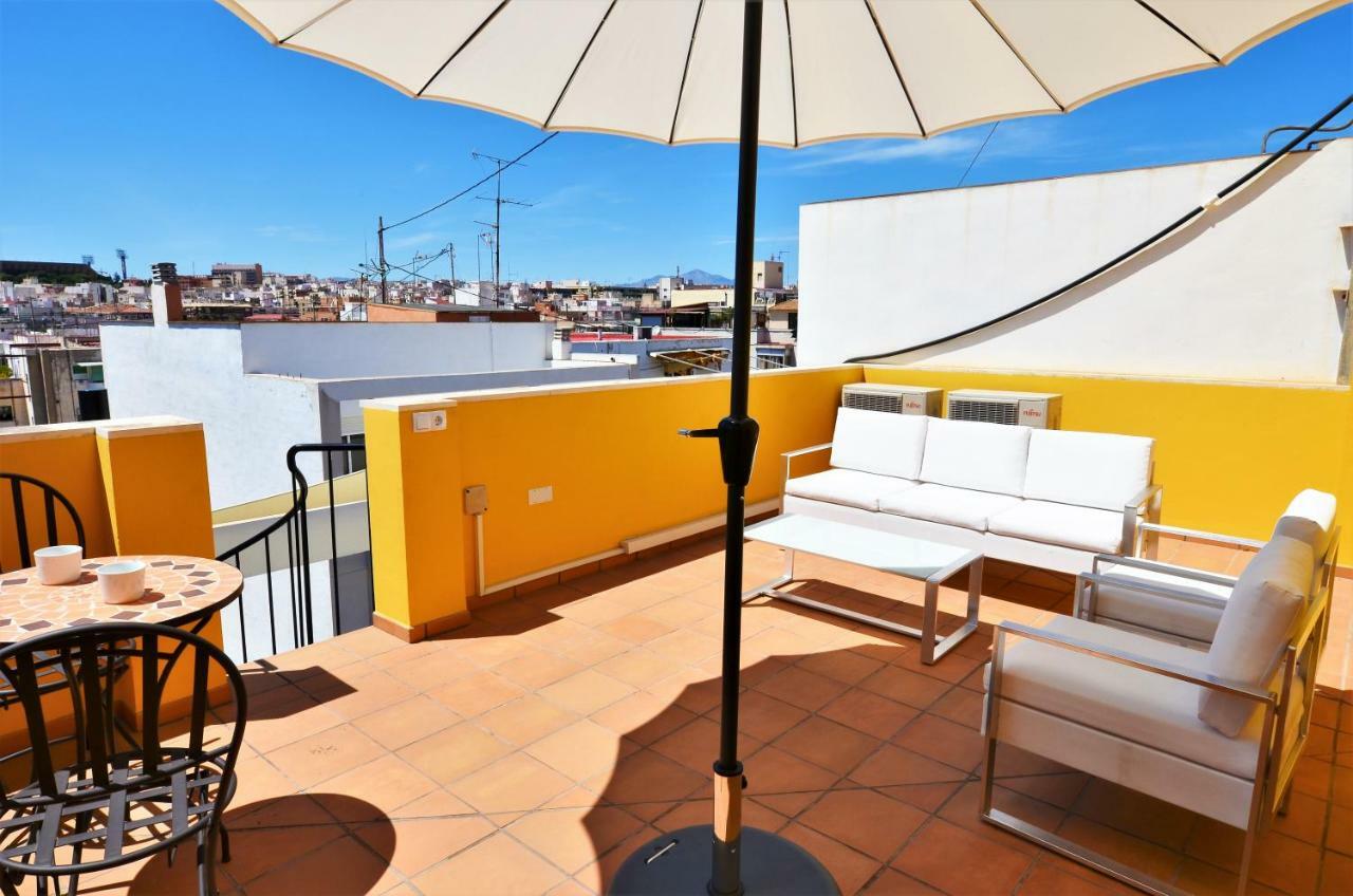 Rooftop Apartment With Three Terraces Alicante Dış mekan fotoğraf