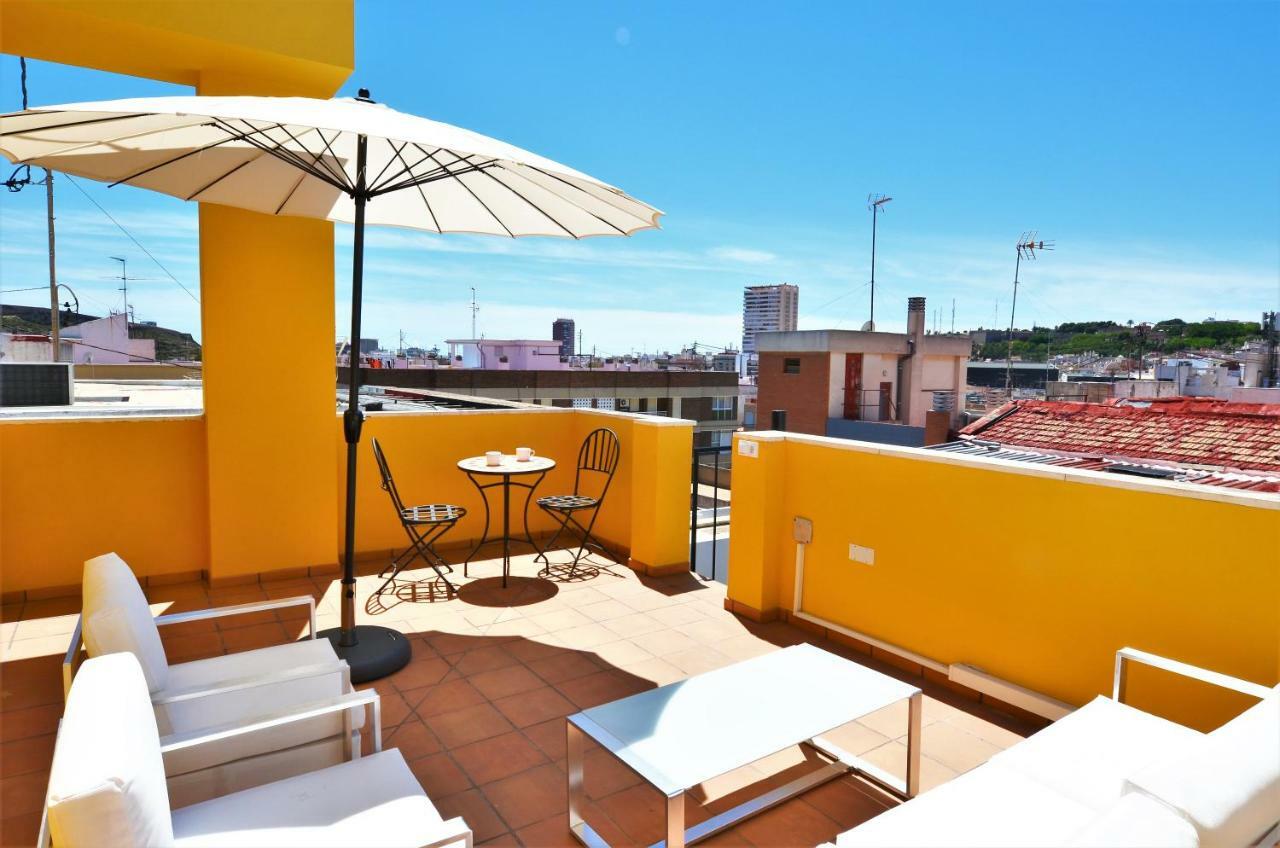 Rooftop Apartment With Three Terraces Alicante Dış mekan fotoğraf